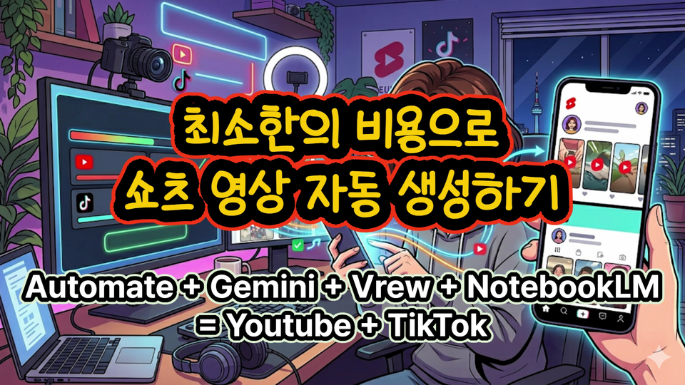 유튜브 영상 자동 생성 – 결과는 모르겠고, 일단은 꾸준히 많이나 올려보자!!