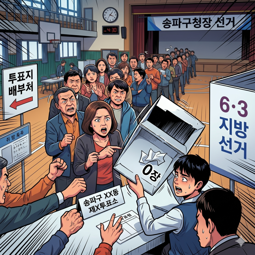 6·3 지방선거 송파구 투표지 부족 사태