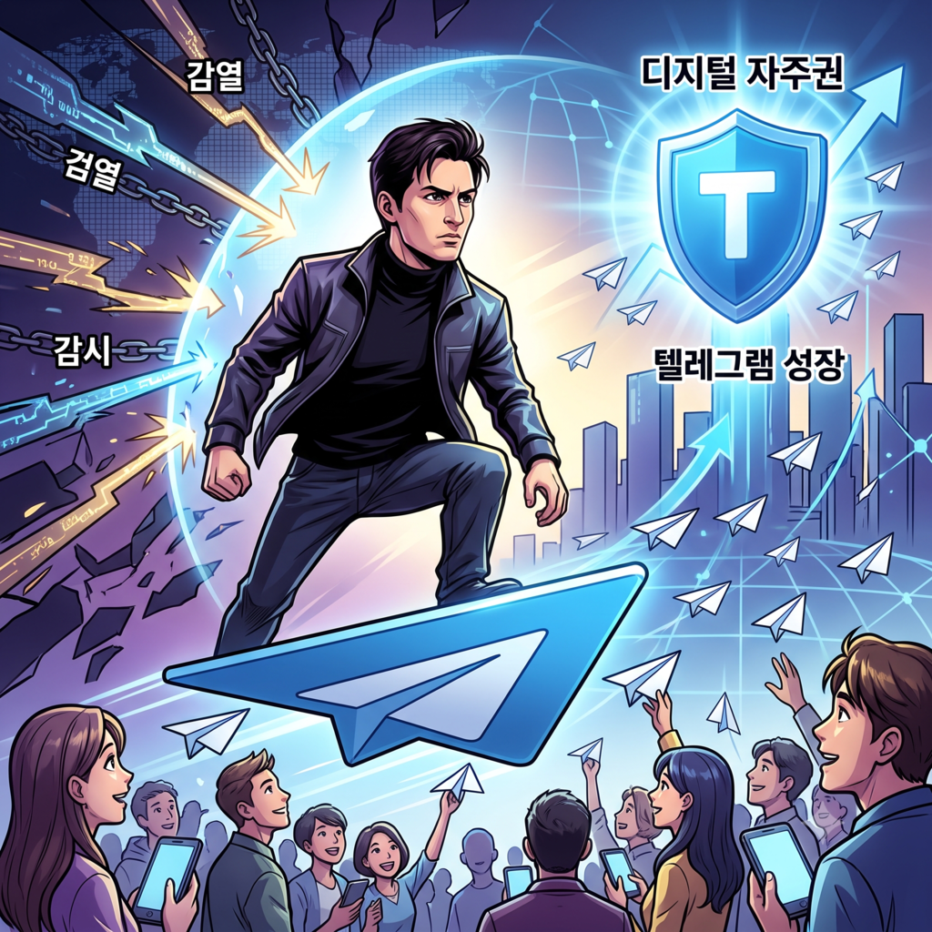 파벨 두로프의 디지털 자주권 투쟁과 텔레그램 성장